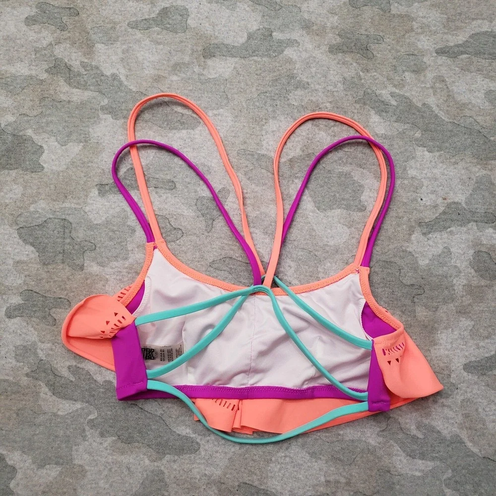 Victoria's‎ Secret Swimwear Top Womens XS Orange
